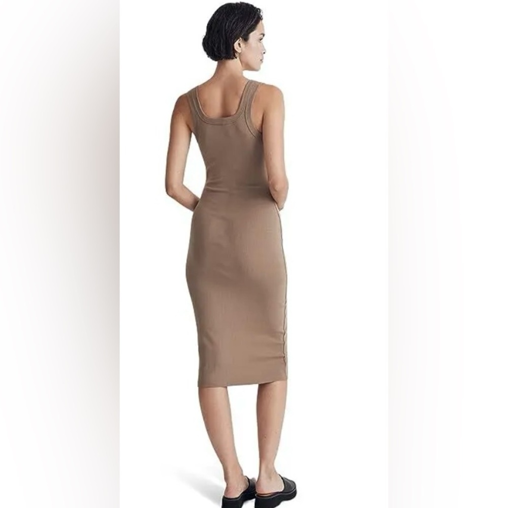 Madewell Tan Sleeveless Dress - Picture 3 of 10